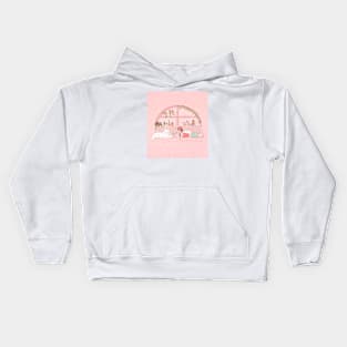 STAY AT HOME_JOURNALING Kids Hoodie